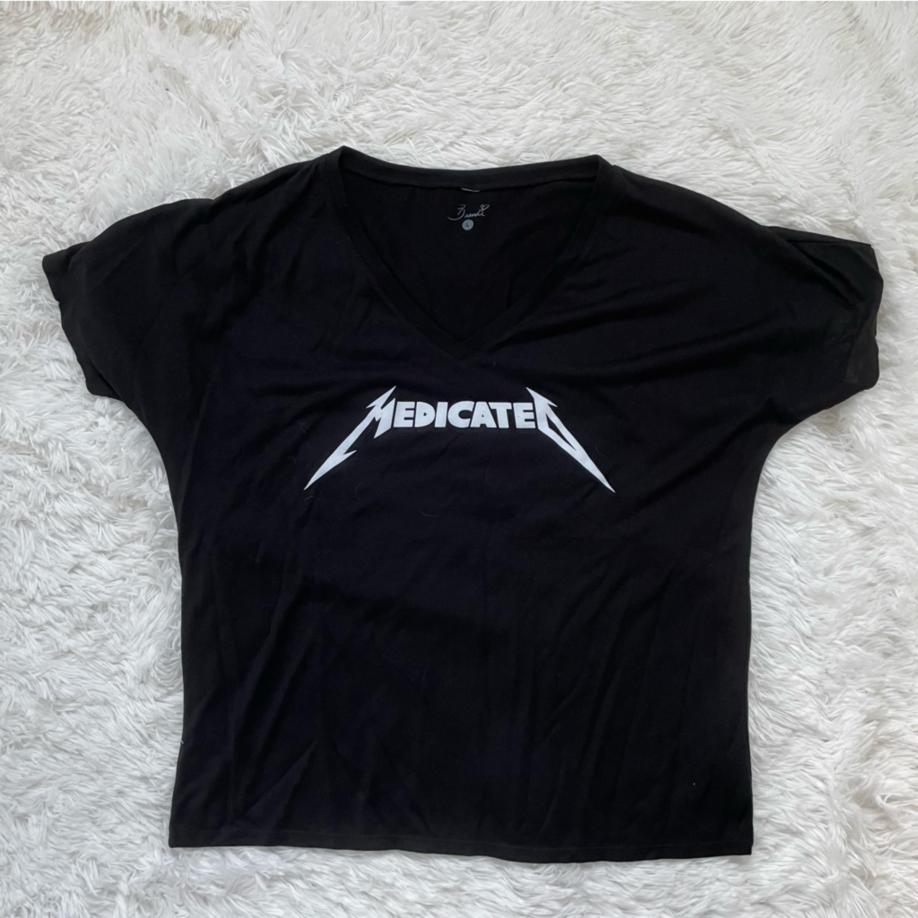 Nwot Brandi Glanville Medicated Cropped Tee